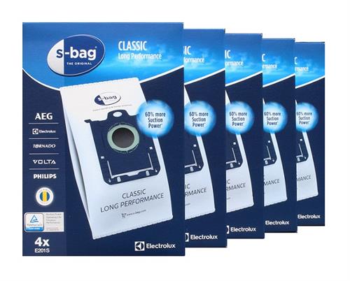 5 PAKKER Electrolux S-BAG Originale (5 x 4 poser) STORKØB 