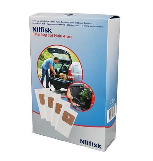Nilfisk støvsugerposer til Multi 20, Multi 30 inox 