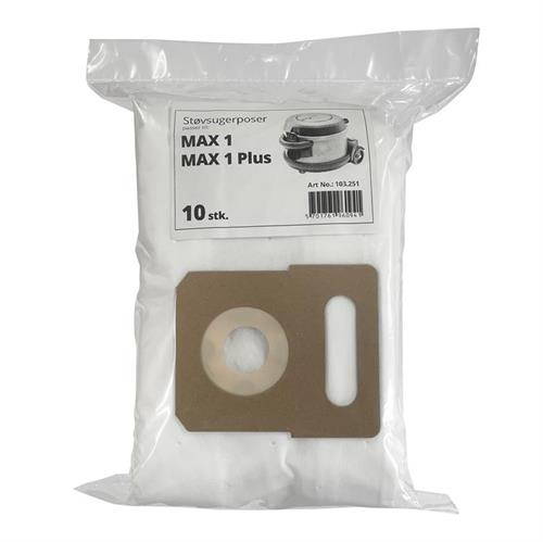 Max 1 10 stk. støvsugerposer