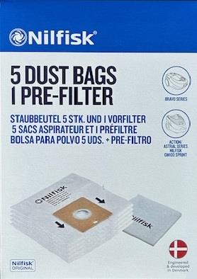   Nilfisk Bravo støvsugerposer Original 